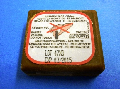 Οδηγίες για την περισυλλογή εμβολίων δολωμάτων κατά της λύσσας