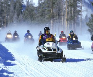 Snowmobile, έλκηθρο χιονιού, φωτο αρχείου